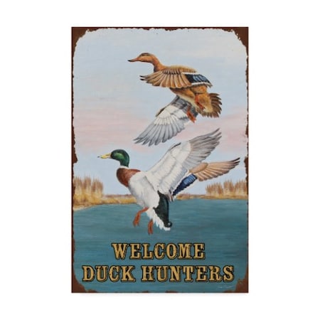 Jean Plout 'Duck Hunt' Canvas Art,22x32